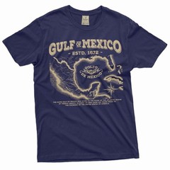 Gulf of Mexico T-shirt origin of Gulf of Mexico history men’s tee shirt