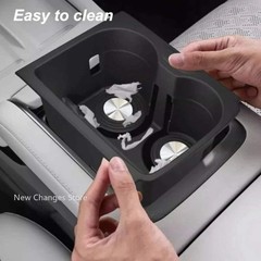 For Zeekr 7X Silicone Center Console Water Cup Frame Cover Anti-slip Wireless Ch