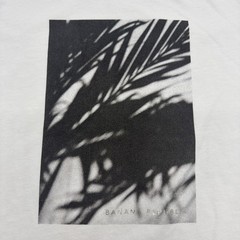 Banana Republic Slim T-shirt Men XS White Graphic Print Logo .#46850