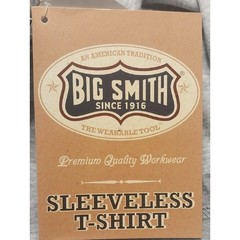 Big Smith NWT Men’s Sleeveless Chest Pocket T-Shirt Tank Top Size X-Large Black