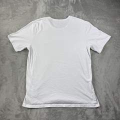 Hugo Boss White Crew Neck T Shirt Men’s XL Slim Fit Cotton Logo Tee