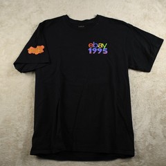 eBay Sneaker Con Reselling Since 1995 T-Shirt Mens Large Black Graphic Tee