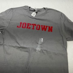 Jerzees Joetown CSB SJU T-Shirt Mens Large Gray Red Short Sleeve Crew Neck NEW