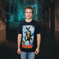Wolverine 90’s Cover By Jim Lee Marvel Comics Adult T-Shirt
