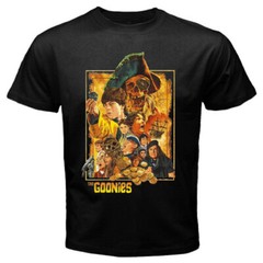 The Goonies Movie Horror Island Men’s Black T-Shirt Size S to 5XL