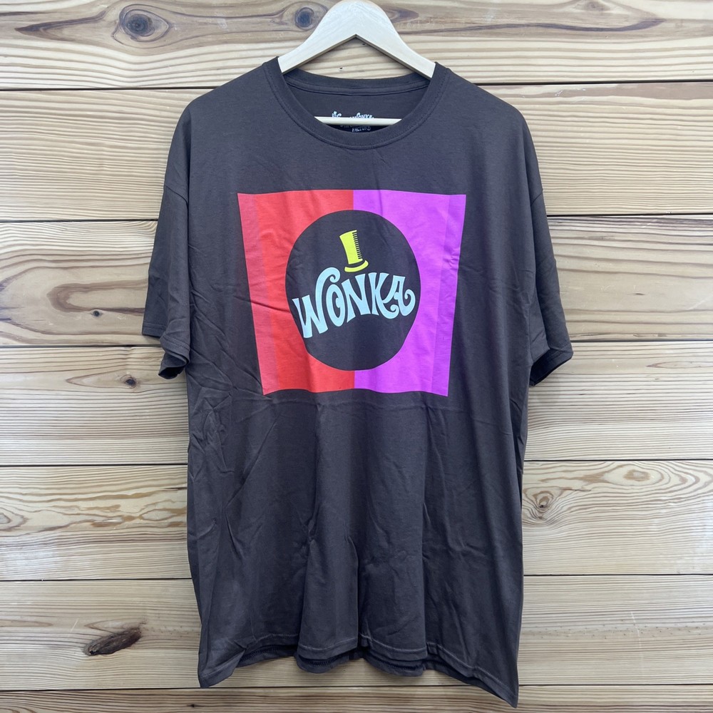Loot Crate Willy Wonka T Shirt Mens XL Brown Lootwear Exclusive Tee B114