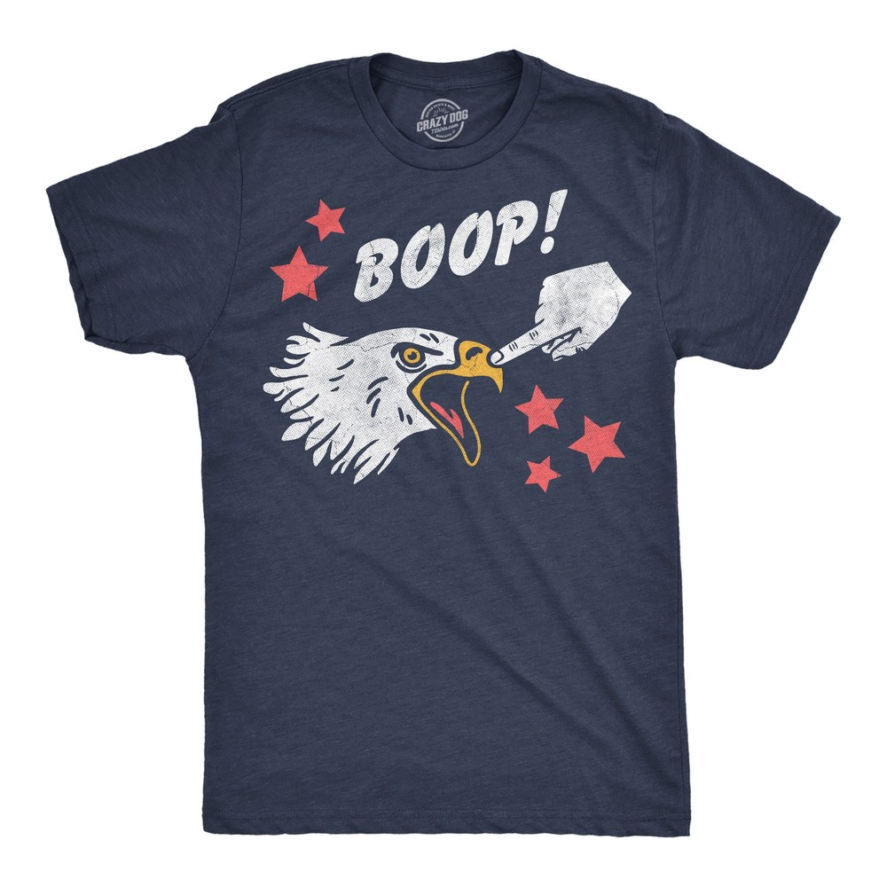 Mens Funny T Shirts Boop Bald Eagle Sarcastic Fourth Of July Tee For Men