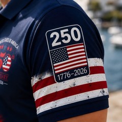 Vintage America 250th Anniversary Patriotic Shirt Men’s US Flag Top Shirt(S-5XL)
