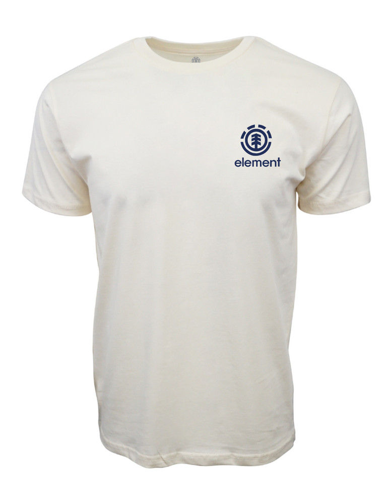 ELEMENT SKATE CO MENS LOGO T SHIRT NATURAL