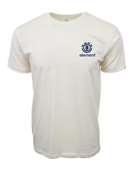 ELEMENT SKATE CO MENS LOGO T SHIRT NATURAL