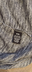 Carbon T Shirt Size XXL Longer Length Short Sleeve Grey Lightweight Comfortable