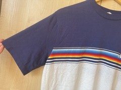 rare 70s 80s HANG TEN Surf made in USA VINTAGE Bare feet logo t-shirt men’s L