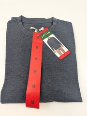 Orvis Long Sleeve Crew Sweatshirt Men’s Size M Blue Casual Pullover NWT
