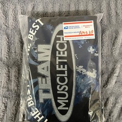 Yazbek Team MuscleTech The Best of the Best Graphic T-Shirt Men XL Black Gym Tee