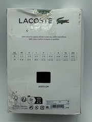 NEW PACK OF 3 MENS LACOSTE ESSENTIAL 100% COTTON C NECK T.SHIRT MEDIUM BLACK