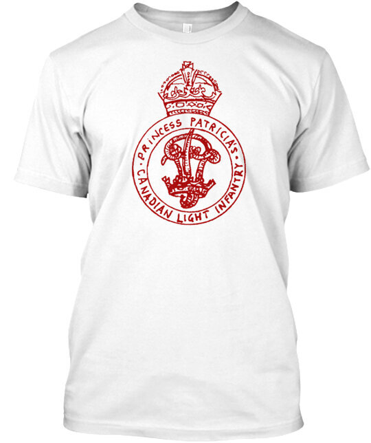 PPCLI Regimental Uni WW2 badge T-Shirt Made in the USA Size S to 5XL