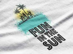 Men’s Graphic T-Shirt Fun In The Sun In Katakolo Eco-Friendly Limited Edition