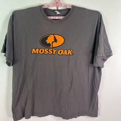 Mossy Oak Graphic T Shirt Mens Size 3XL Gray