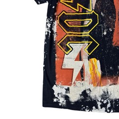 Liquid Blue AC/DC PowerRage Havok Men’s Large Back In Black T Shirt TNT Splatter