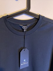 Ben Sherman T-Shirt Stretch Cotton “Navy Blazer” NEW With Tag Size M BS34SK360