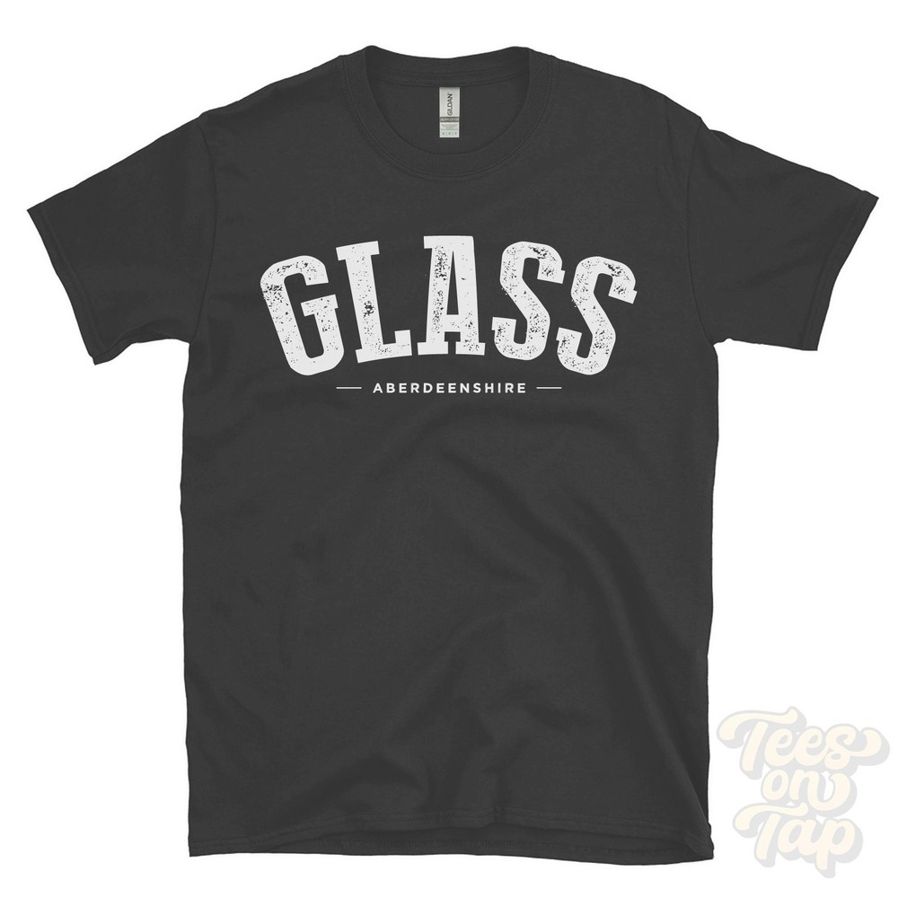 GLASS ABERDEENSHIRE T-SHIRT haugh of glass scotland college style