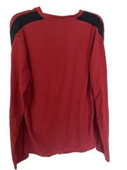 Banana Republic Men’s Shirt Red & Black Soft Pullover Medium