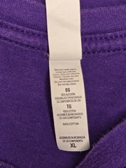 Barstool Sports Shirt Big Cat PFT CommenterMike The Tiger LSU Purple Size XL