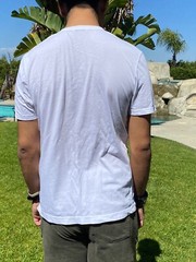 NWT Men Buck Mason 100% Pima COTTON Classic Straight Hem White T-Shirt Tee