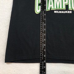 Dream City Milwaukee 2021 Champions Basketball NBA Mens T-Shirt Sz L Black
