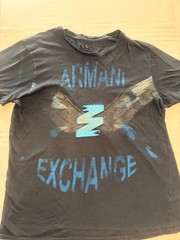 Armani Exchange Men’s Black Graphic T-Shirt Size Large