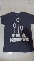 Harry Potter I’m A Keeper T shirt Black Size L