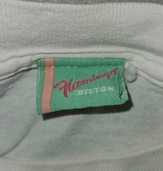 Vintage 90s Flamingo Hilton Las Vegas Embroidered T Shirt XL White Made in USA