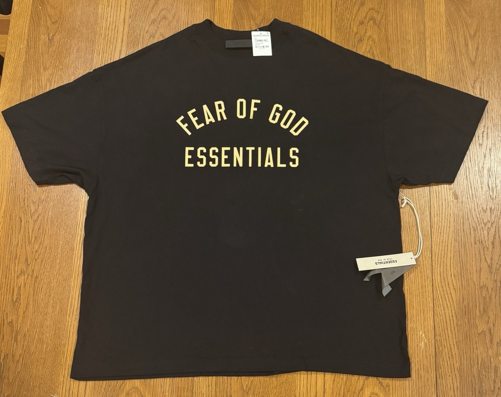 Fear Of God Essentials Jersey Crewneck Tee Size Large