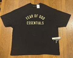 Fear Of God Essentials Jersey Crewneck Tee Size Large