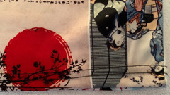Fresh Prints Of Tokyo By Drill Clothing Co. Polyester Size: LARGE Japanese Print