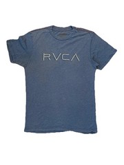 RVCA Men’s Short Sleeve T-Shirt Blue – Size Medium