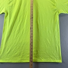 US Foods Mens Neon Safety Yellow Short Sleeve Logo T-Shirt Large High Vis