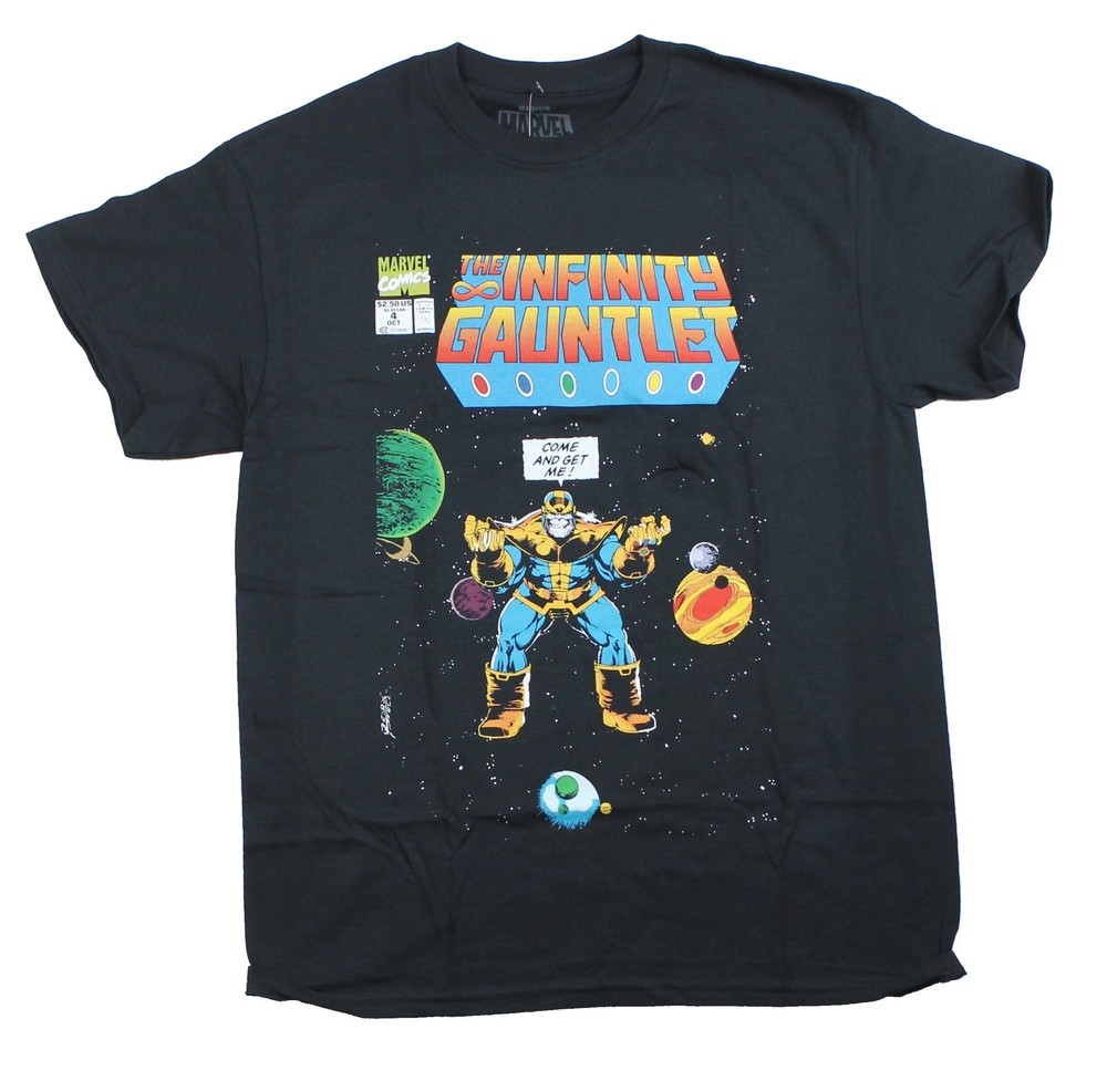Infinity Gauntlet Mens T-Shirt – Come And Get IT Thanos 4 Cover
