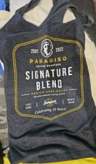 Paradiso Signature Coffee Roasters Coffee, Racer Back Tank Top Medium