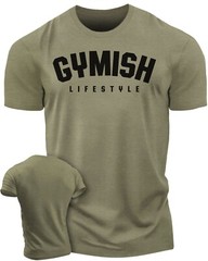 046. Gymish Lifestyle Funny Workout Gym T-Shirt for Men