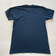 Lands’ End Mens T-Shirt Size L/T Tall Navy Blue 100% Cotton Crewneck Short