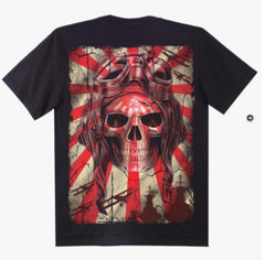 Rock eagle black T shirt (GW301) Unisex Skull Plane Graphic Men L, XL, XXL, XXXL