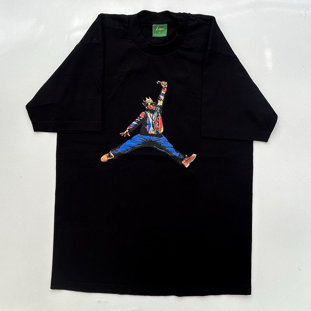 Legal Stimulate Your Mind Biggie Smalls Rap Hip Hop Jordan Pose T Shirt Men’s L