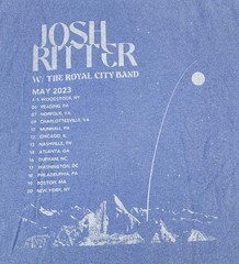 Josh Ritter Shirt Mens Large The Royal City Band 2023 Tour Folk Rock Adult A42