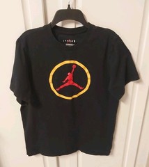 Nike Air Jordan DNA JUMPMAN LOGO 23 Signature Black Men’s T-Shirt Large Tee