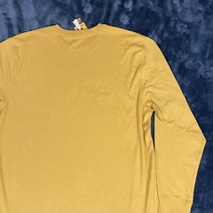 Carhartt Loose Fit Heavyweight Long-Sleeve Logo Sleeve Graphic, Size L TK0231-M
