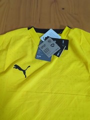 NWT PUMA Team Cup Jersey, Color Cyber Yellow Men’s Size Small S New NWT