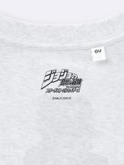 JoJo’s Bizarre Adventure x GU T-Shirts Jump Japan LIGHT GRAY
