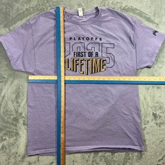 Golden State Valkyries T-Shirt XL Purple 2015 Playoffs First of a Lifetime Hanes