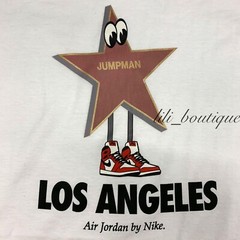 NWT Nike CU2107-100 Men’s Jordan Character LA Shirt Cotton White Multi Size XL
